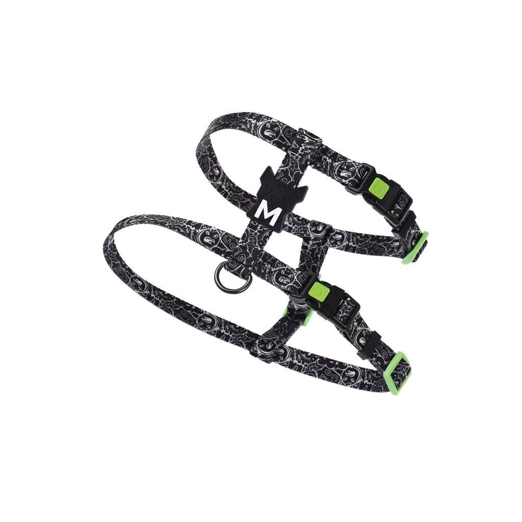 URBAN STYLE FREESTYLE Black & White Active Dog Harness