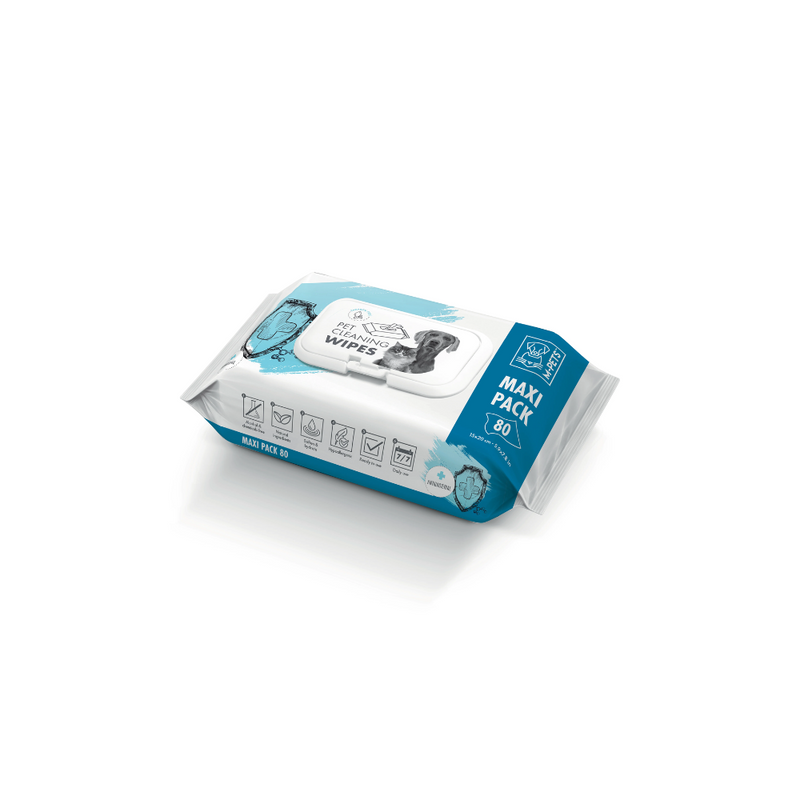 Salviette Pulenti per Animali Antibatteriche MAXI PACK
20 x 15 cm - 80 pz