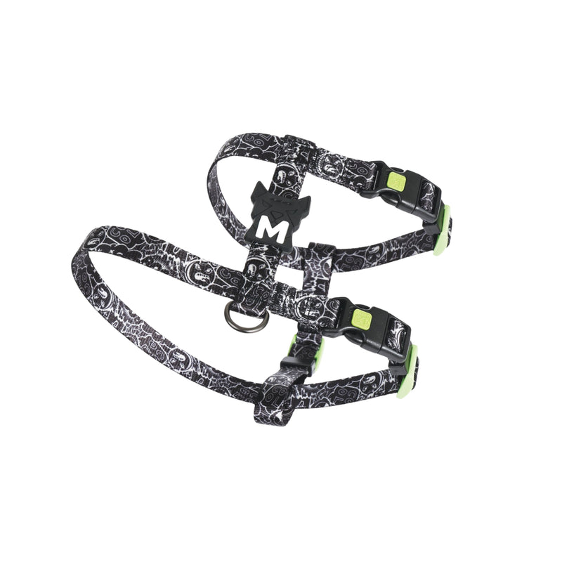 URBAN STYLE FREESTYLE Black & White Active Dog Harness