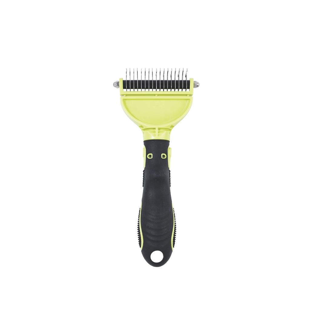 CLICK and GROOM Double-sided Dematting comb
