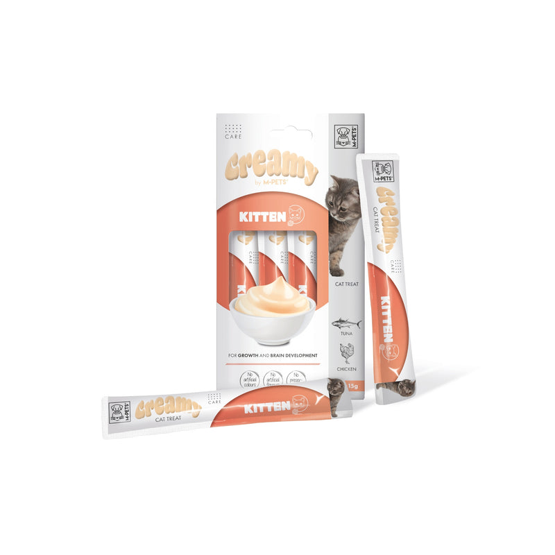 CREMOSO con FUNZIONI - Snack cremoso per gattini - Tonno e Pollo