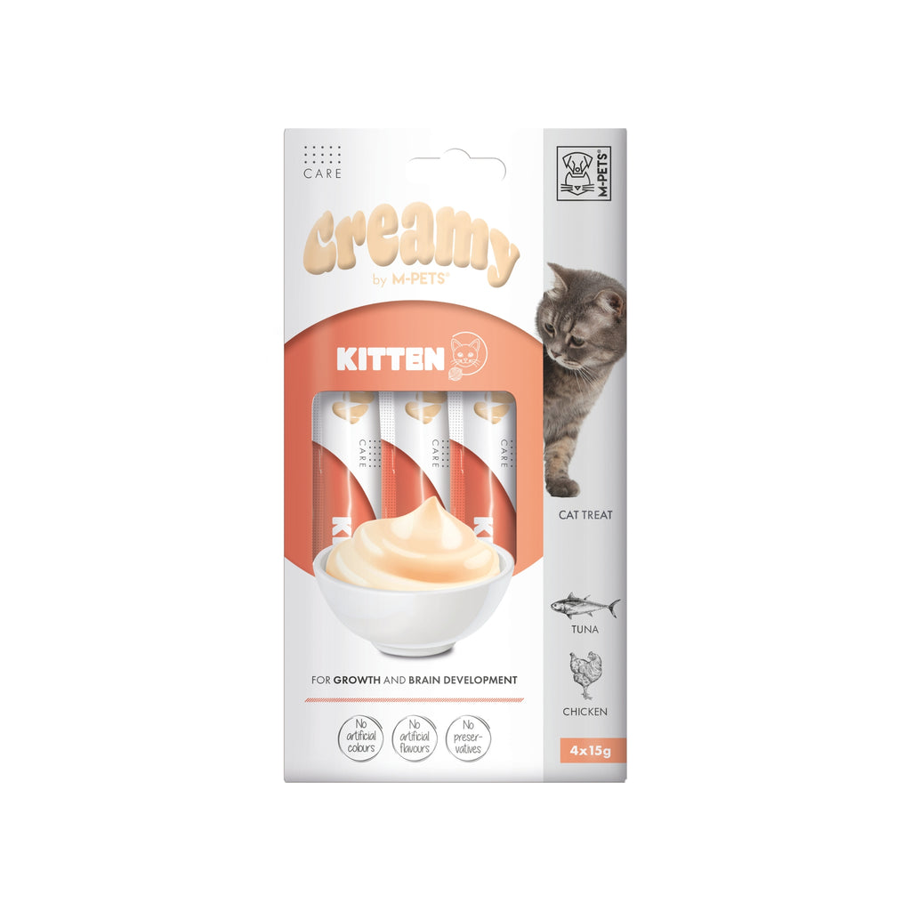 CREMOSO con FUNZIONI - Snack cremoso per gattini - Tonno e Pollo