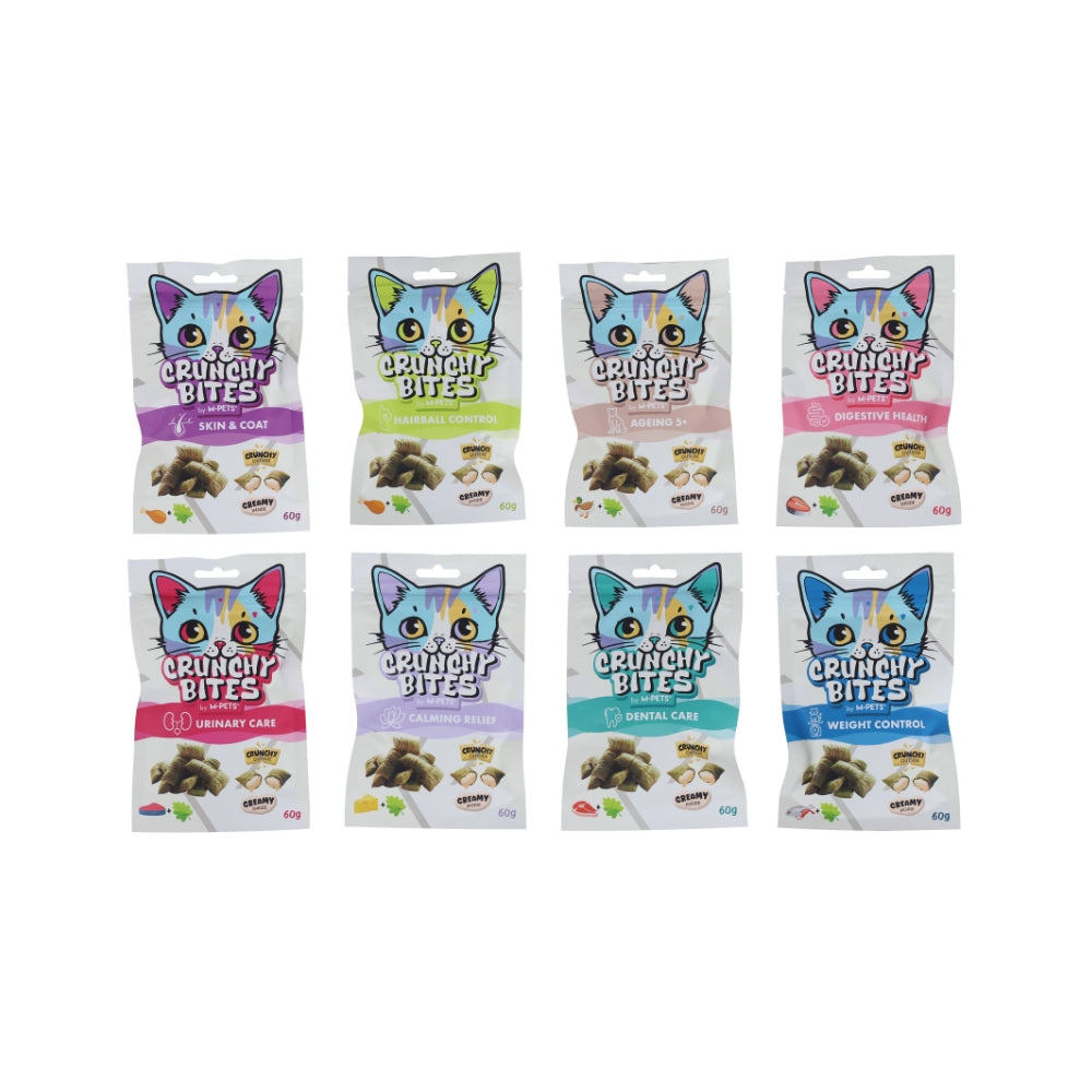 CRUNCHY BITES Cat Treats with function DENTAL CARE - 60 g
