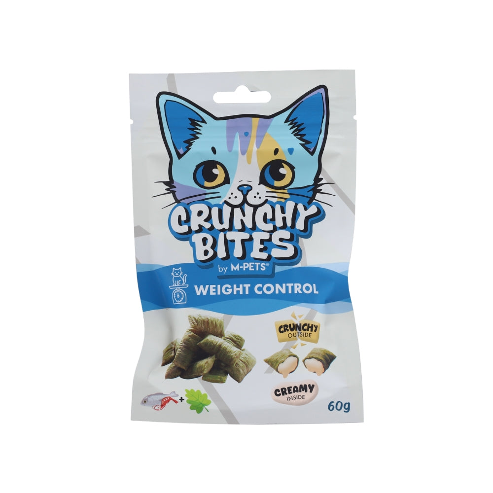 CRUNCHY BITES Cat Treats with function WEIGHT CONTROL - 60 g
