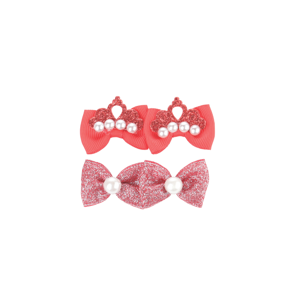 GLAM Accessori per capelli per animali elastico - Rosso