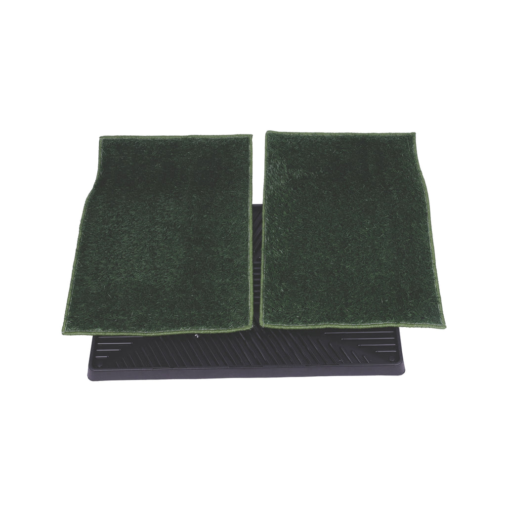 GRASS MAT training pad with tray & extra refill XL