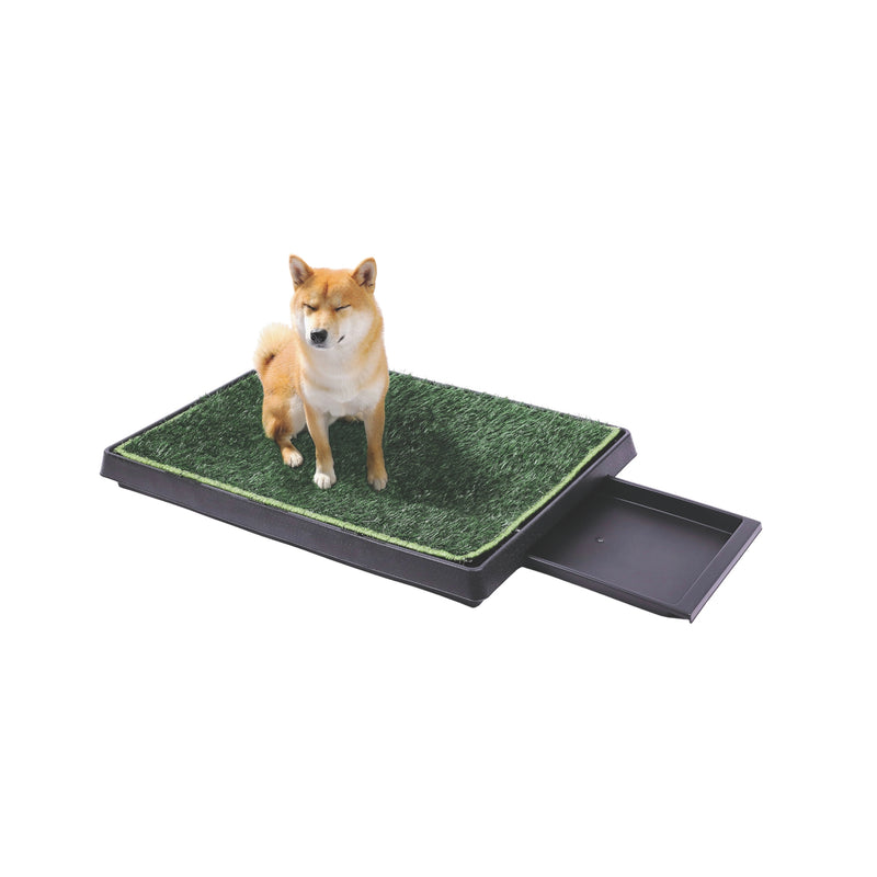 GRASS MAT training pad with tray & extra refill XL
