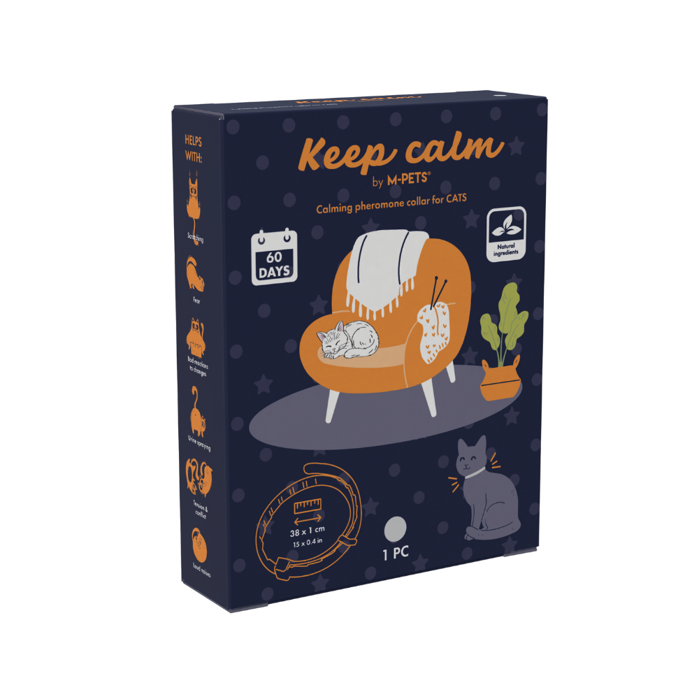 KEEP CALM - Collare con feromoni calmanti per gatti 1 pz