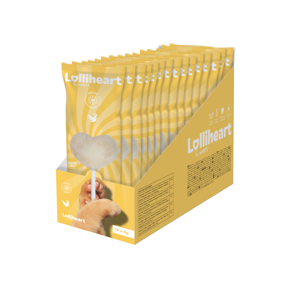 Lolliheart Snack per gatti al pollo Espositore