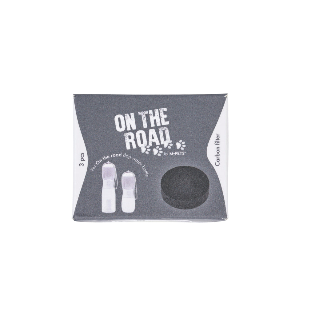 ON THE ROAD Dog water bottle Carbon filter - 3 pcs
