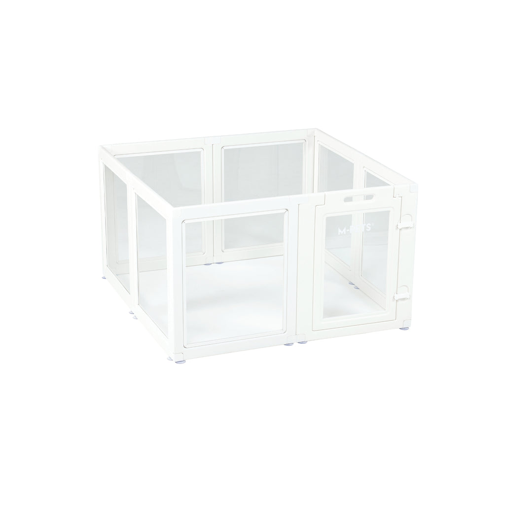 BLANCHE Puppy pen 8 panels S white