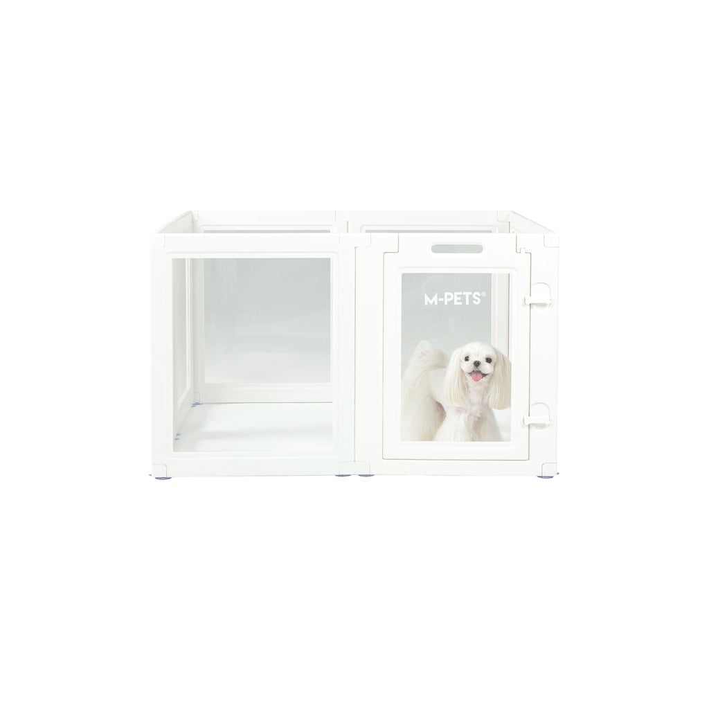 BLANCHE Puppy pen 8 panels S white