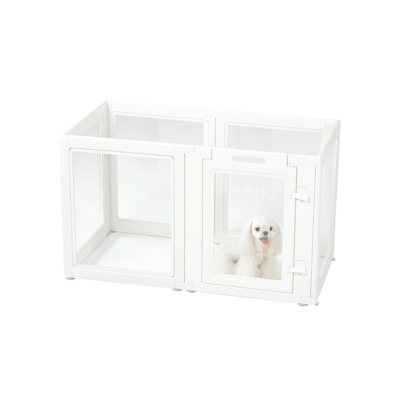 BLANCHE Puppy pen 6 panels S white
