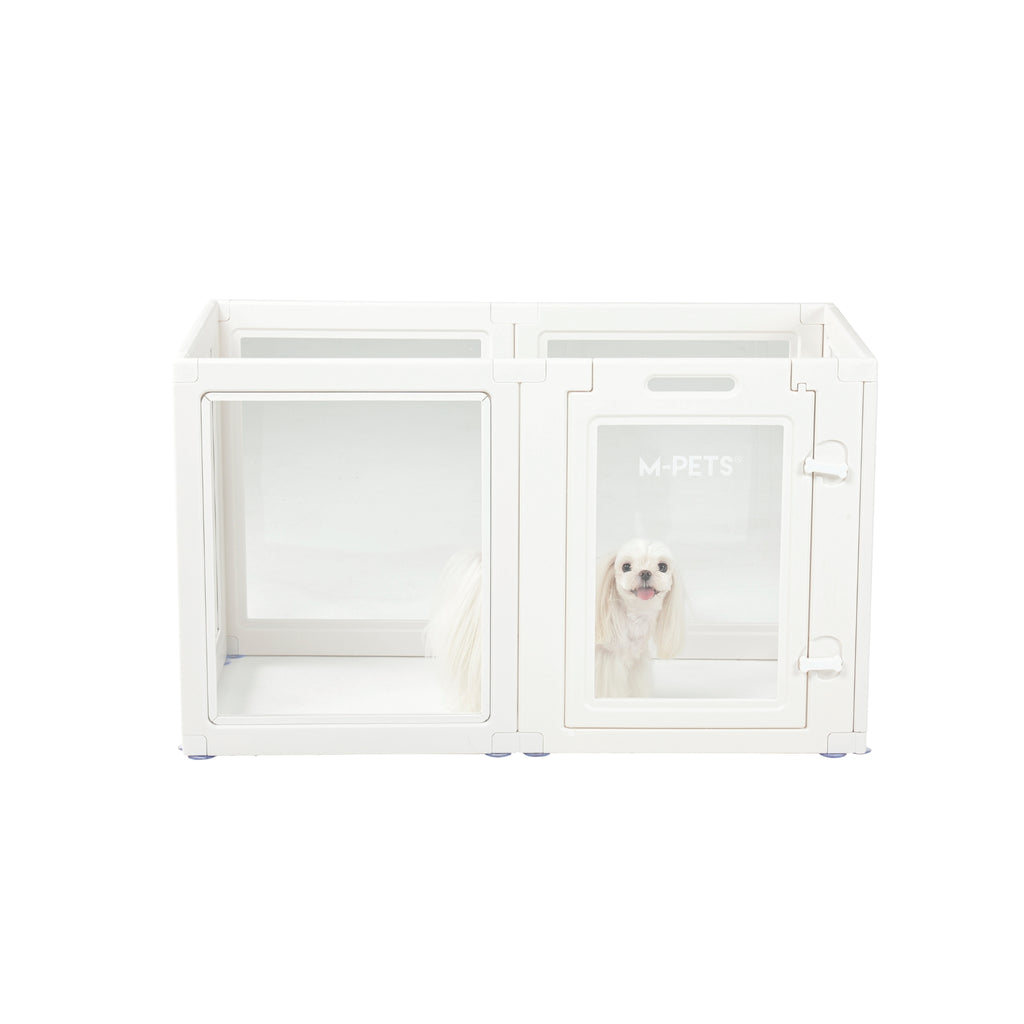 BLANCHE Puppy pen 6 panels S white