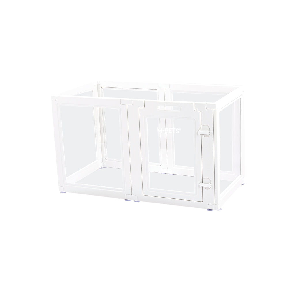 BLANCHE Puppy pen 6 panels S white