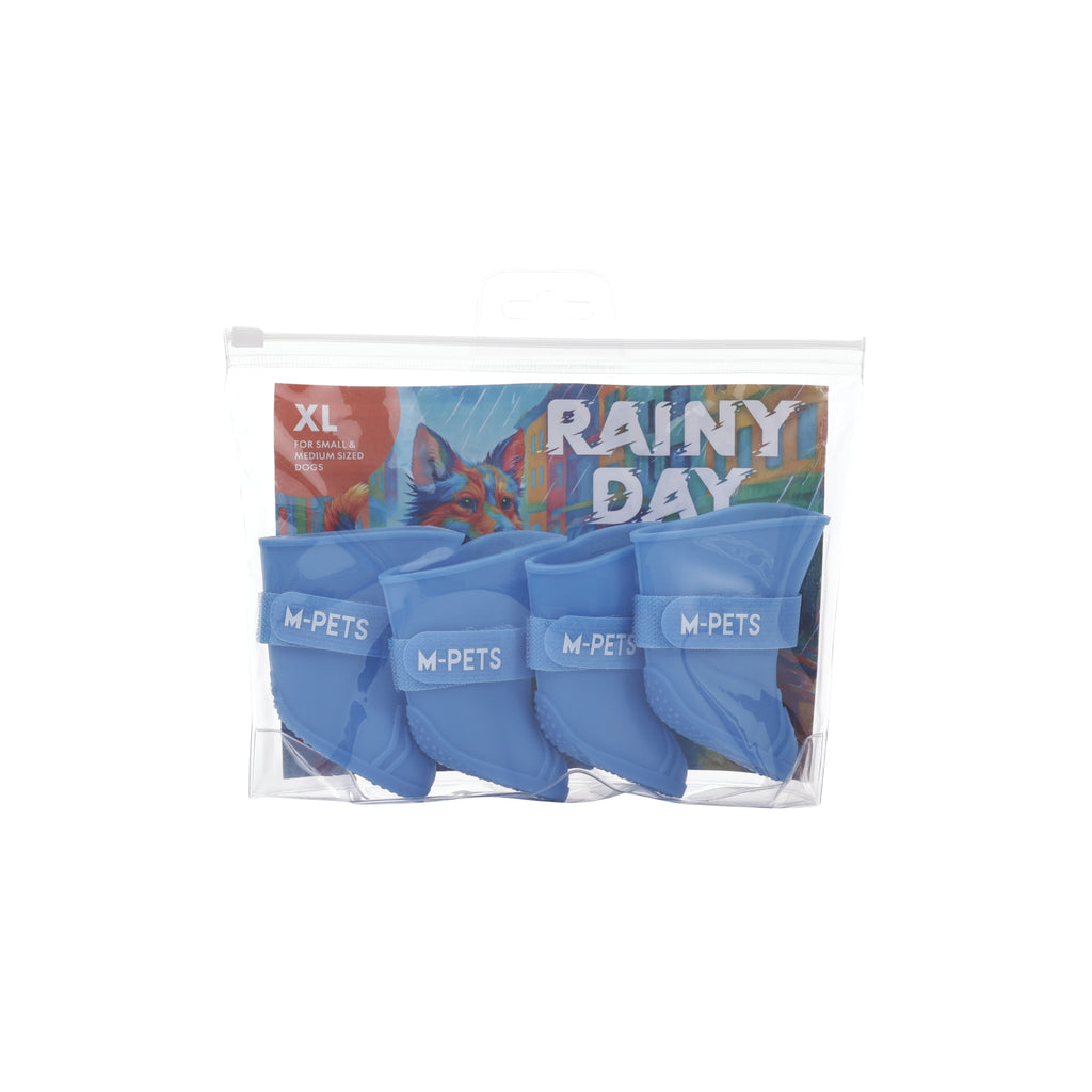 RAINY DAY Dog shoes Blue