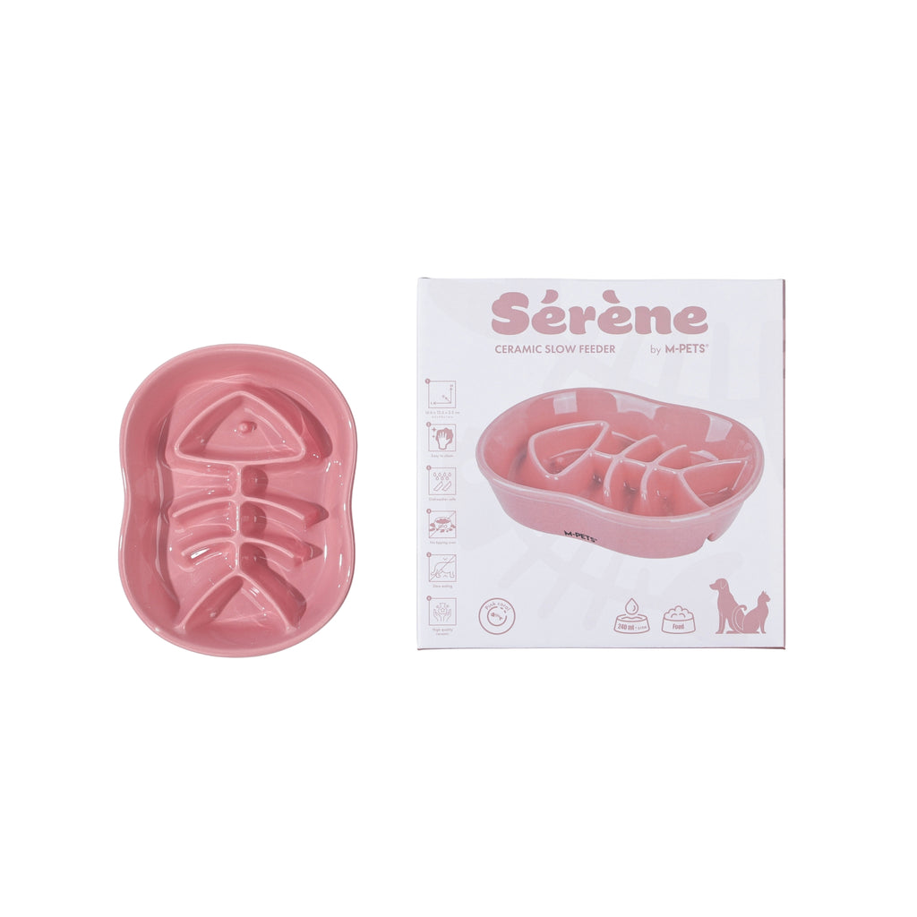 Sérene Ceramic bowls Fish Pink coral - 240 ml