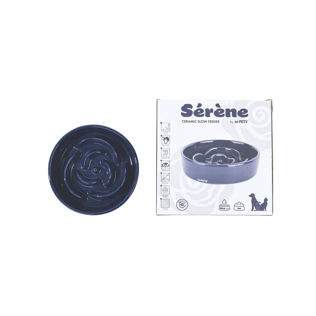 Sérene Ceramic bowls Rose Blue wave - 300 ml