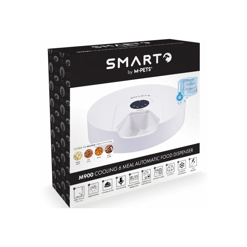 SMARTO M900 Distributore Automatico di Cibo Refrigerato per 6 Pasti