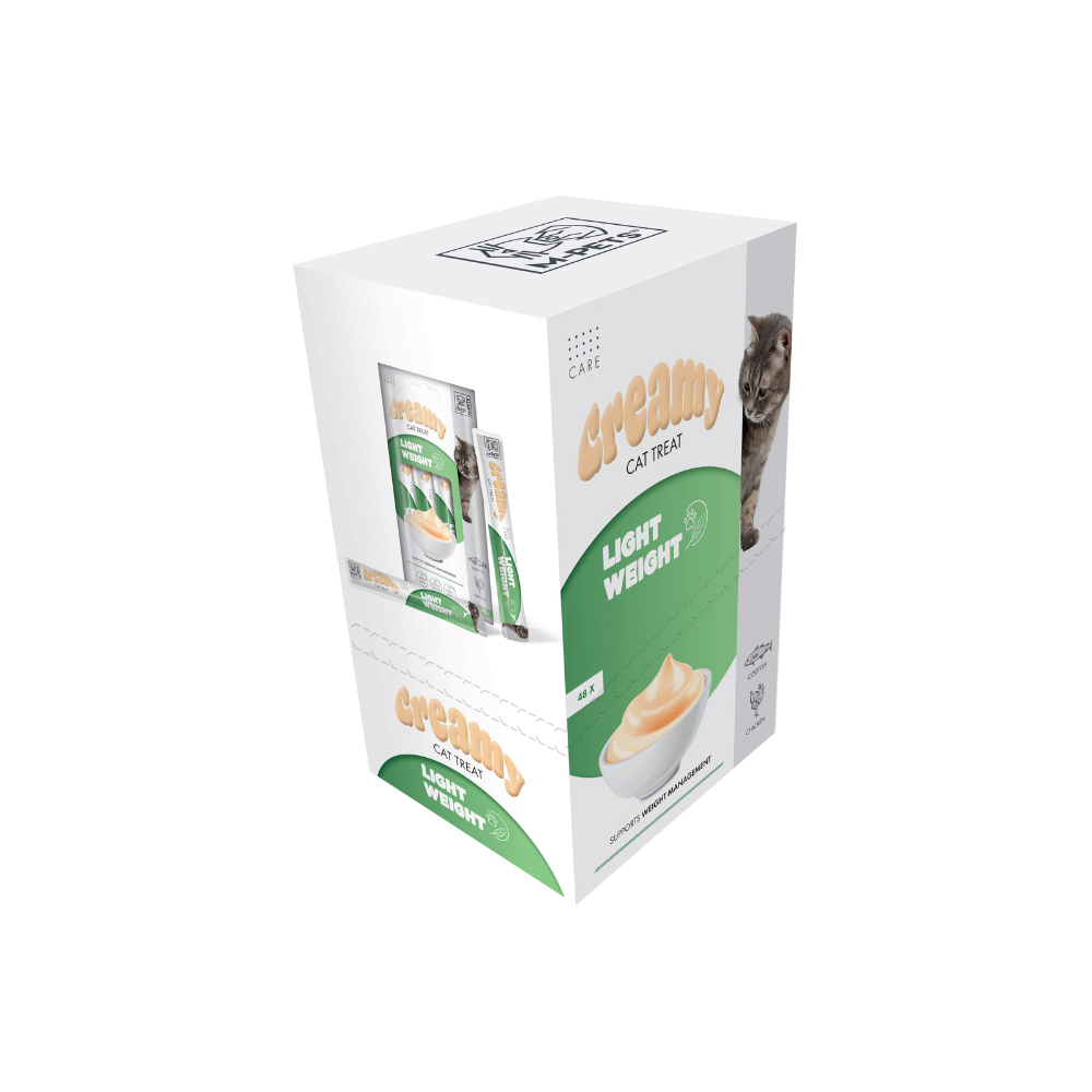 CREMOSO con FUNZIONI - Snack per gatti Leggero - Merluzzo & Pollo