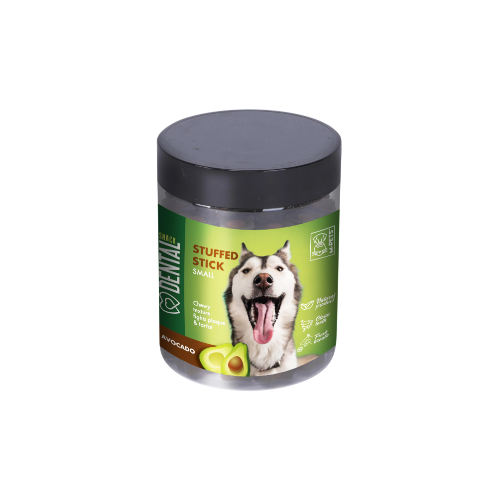 Snack dentale a bastoncino ripieno di avocado