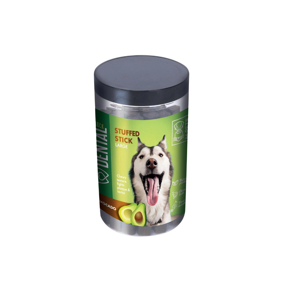 Snack dentale a bastoncino ripieno di avocado