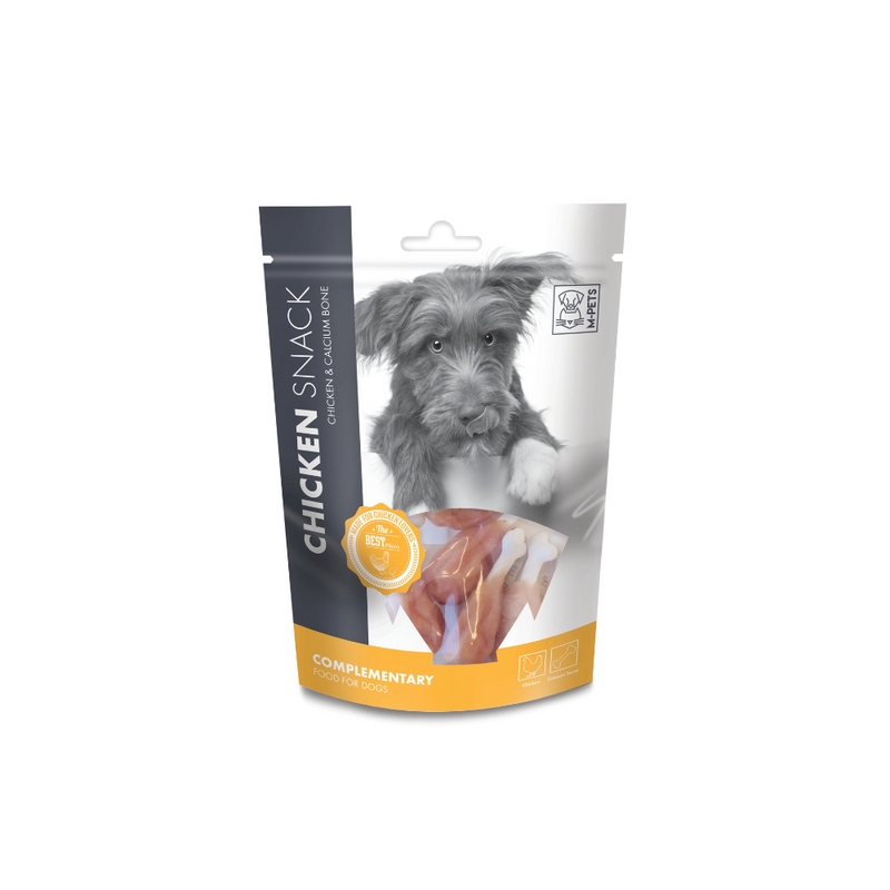 SNACKS PER CANI AL POLLO E CALCIO PER LE OSSA