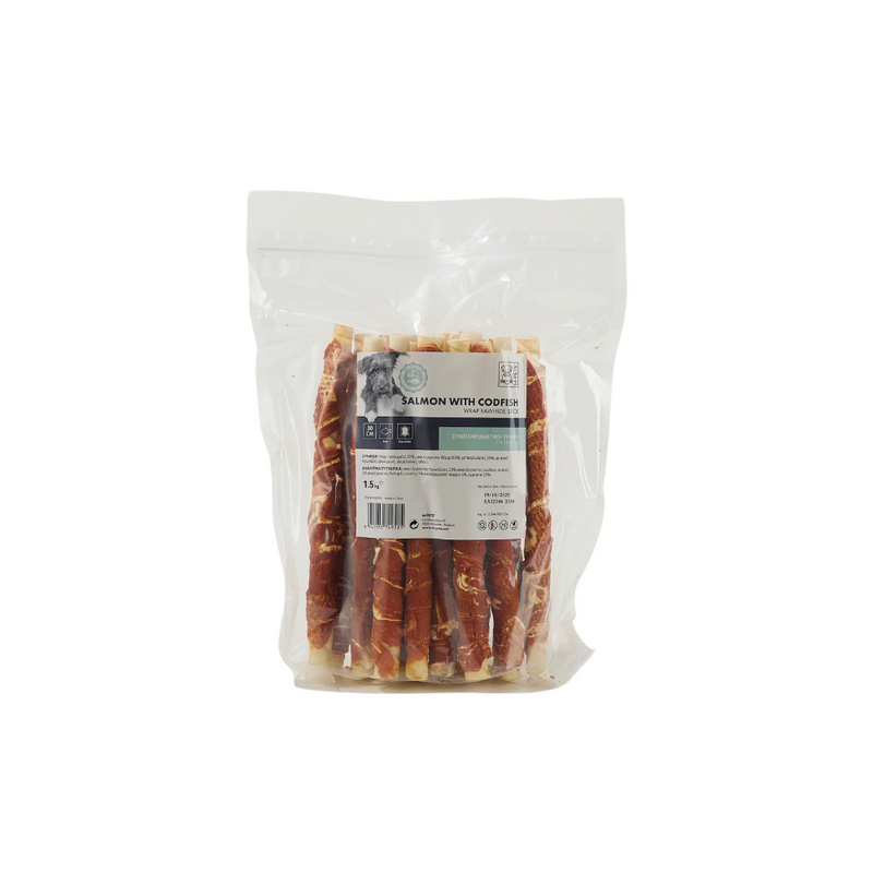 BITE DELIGHT Salmone con Involtino di Merluzzo - 1,5 kg - 30 cm