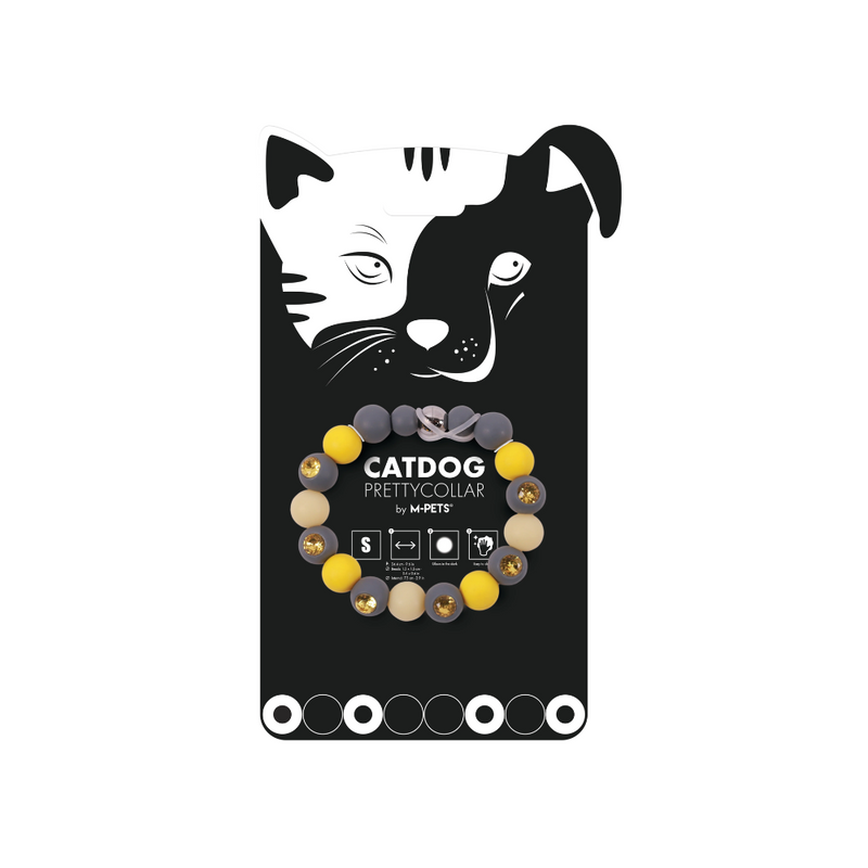 Collare Luminoso CATDOG - Verde, Nero e Giallo