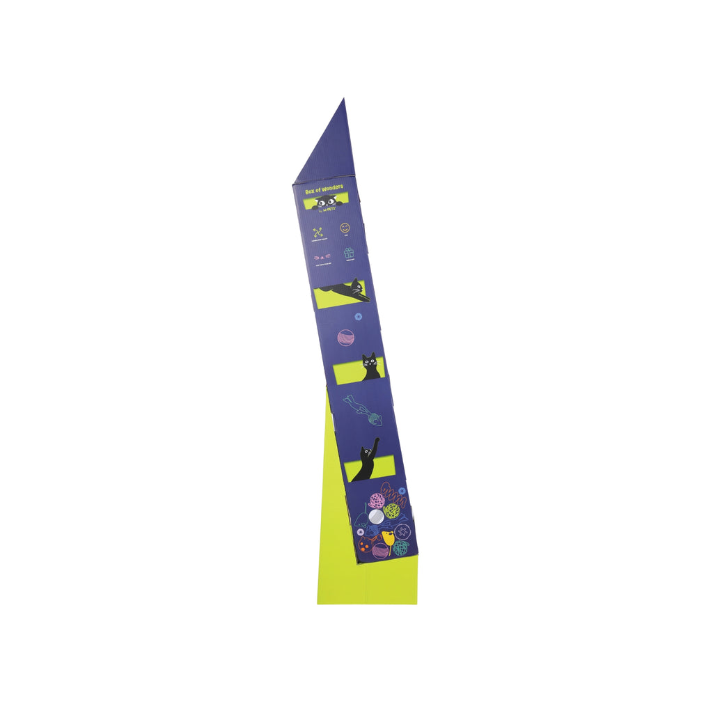 Espositore giocattoli per gatti WONDERS - 10 scatole espositive di vari giocattoli per gatti 950